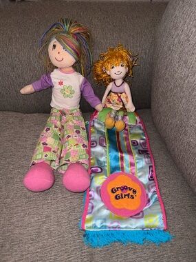 Groovy Girls Dolls With Sleeping Bag Manhattan Toy+ Read Description